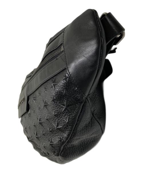 JIMMY CHOO（ジミーチュウ）JIMMY CHOO (ジミーチュウ) スターエンボスボディバッグ ブラック サイズ:下記参照の古着・服飾アイテム