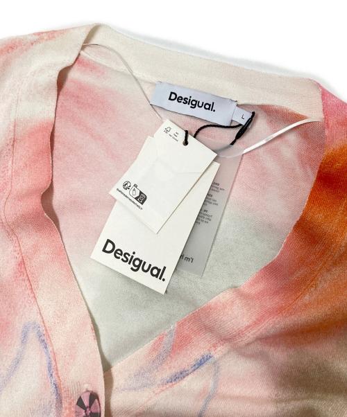 Desigual（デシグアル）Desigual (デシグアル) タイダイ花柄カーディガン ピンク サイズ:L 未使用品の古着・服飾アイテム