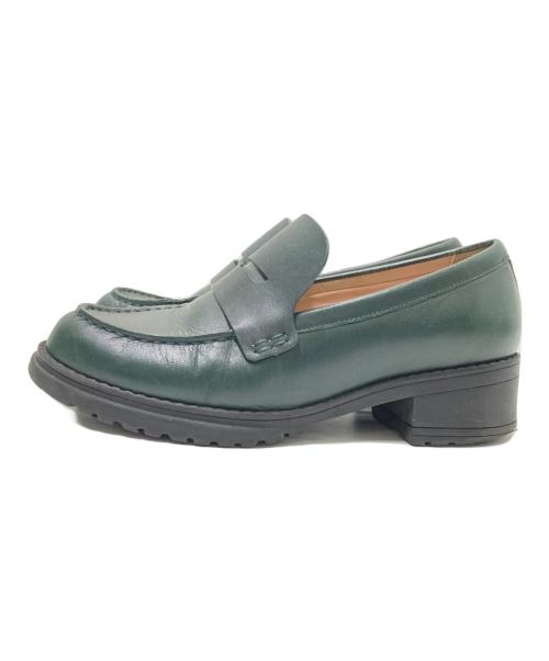 COLE HAAN（コールハーン）COLE HAAN (コールハーン) カメア ラグ スリッポン ローファー グリーン サイズ:6 1/2Bの古着・服飾アイテム