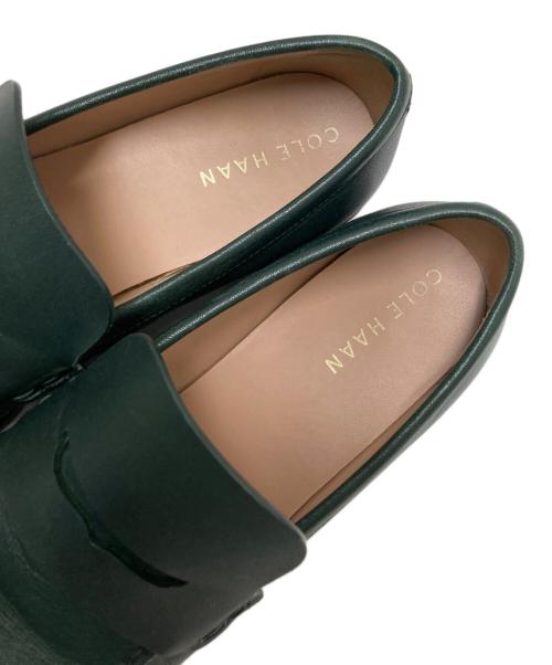 COLE HAAN（コールハーン）COLE HAAN (コールハーン) カメア ラグ スリッポン ローファー グリーン サイズ:6 1/2Bの古着・服飾アイテム