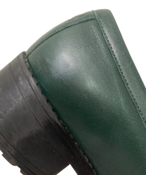 COLE HAAN（コールハーン）COLE HAAN (コールハーン) カメア ラグ スリッポン ローファー グリーン サイズ:6 1/2Bの古着・服飾アイテム
