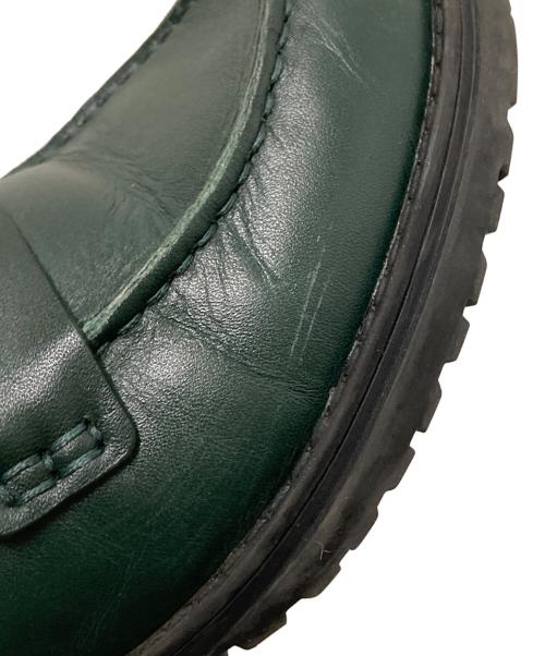 COLE HAAN（コールハーン）COLE HAAN (コールハーン) カメア ラグ スリッポン ローファー グリーン サイズ:6 1/2Bの古着・服飾アイテム