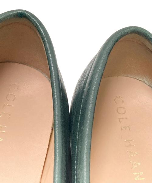 COLE HAAN（コールハーン）COLE HAAN (コールハーン) カメア ラグ スリッポン ローファー グリーン サイズ:6 1/2Bの古着・服飾アイテム