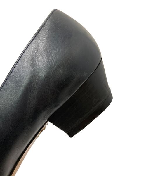 Salvatore Ferragamo（サルヴァトーレ フェラガモ）Salvatore Ferragamo (サルヴァトーレ フェラガモ) ヴァラリボンパンプス ブラック サイズ:6 1/2の古着・服飾アイテム