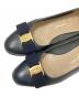 中古・古着 Salvatore Ferragamo (サルヴァトーレ フェラガモ) ヴァラリボンパンプス ブラック サイズ:6 1/2：5000円