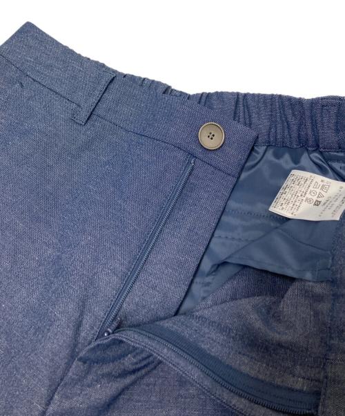 UNTITLED（アンタイトル）UNTITLED (アンタイトル) 接触冷感 オックスワイドパンツ インディゴ サイズ:1の古着・服飾アイテム