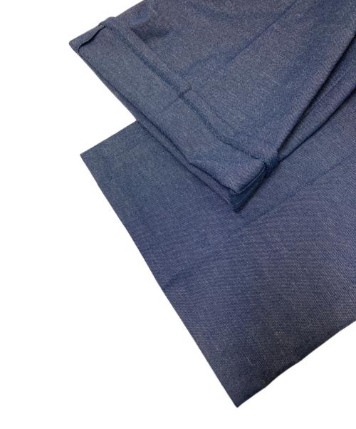 UNTITLED（アンタイトル）UNTITLED (アンタイトル) 接触冷感 オックスワイドパンツ インディゴ サイズ:1の古着・服飾アイテム