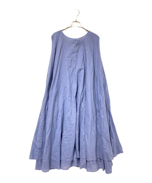 mizuiro-ind（ミズイロインド）mizuiro-ind (ミズイロインド) ノースリーブワンピース ブルー サイズ:下記参照の古着・服飾アイテム