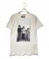 Hysteric Glamour（ヒステリックグラマー）の古着「コラボプリントTシャツ」｜ホワイト×ブラック