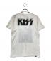 Hysteric Glamour (ヒステリックグラマー) KISS (キッス) コラボプリントTシャツ ホワイト×ブラック サイズ:S：6000円