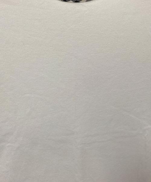 BURBERRY LONDON（バーバリーロンドン）BURBERRY LONDON (バーバリーロンドン) ノバチェックカラーTEE ホワイト サイズ:40の古着・服飾アイテム
