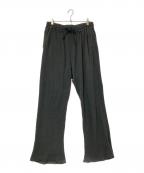 Name.ネーム）の古着「WAFFLE BONDAGE PANTS」｜グレー