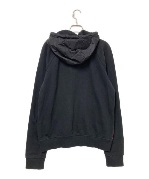 PRADA SPORTS（プラダスポーツ）PRADA SPORTS (プラダスポーツ) ナイロン切替ラグランジップパーカー ブラック サイズ:Sの古着・服飾アイテム