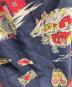 中古・古着 RRL (ダブルアールエル) 総柄リネンレーヨンアロハキャンプシャツ グレー×レッド サイズ:下記参照：22000円