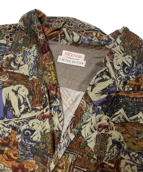 NICENESS（ナイスネス）NICENESS (ナイスネス) ブッディハワイアンプリントシャツ マルチカラー サイズ:Mの古着・服飾アイテム