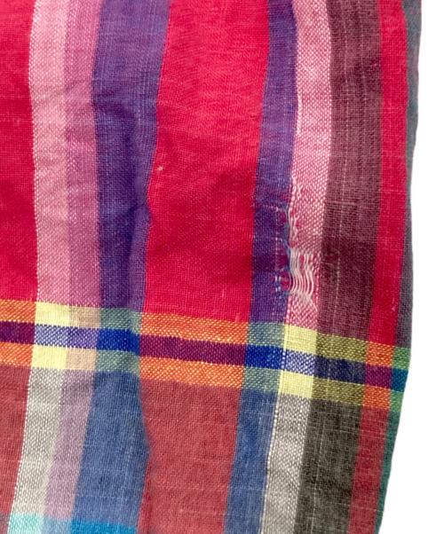 RALPH LAUREN（ラルフローレン）RALPH LAUREN (ラルフローレン) ボタンダウンチェックシャツ レッド×グリーン サイズ:Mの古着・服飾アイテム