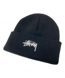 stussy（ステューシー）の古着「ニット帽」｜ブラック