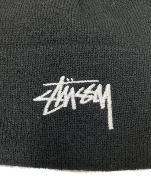 stussy（ステューシー）stussy (ステューシー) ニット帽 ブラック サイズ:下記参照の古着・服飾アイテム