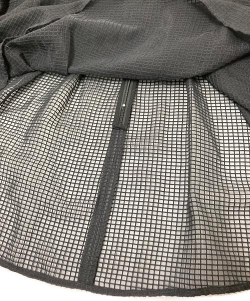 CLANE（クラネ）CLANE (クラネ) SHEER PLAID VOLUME SLEEVE TOPS ブラック サイズ:1の古着・服飾アイテム