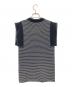 CLANE (クラネ) SQUARE SLEEVE KNIT TOPS ホワイト×ブラック サイズ:2：4000円