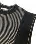 中古・古着 CLANE (クラネ) SQUARE SLEEVE KNIT TOPS ホワイト×ブラック サイズ:2：4000円