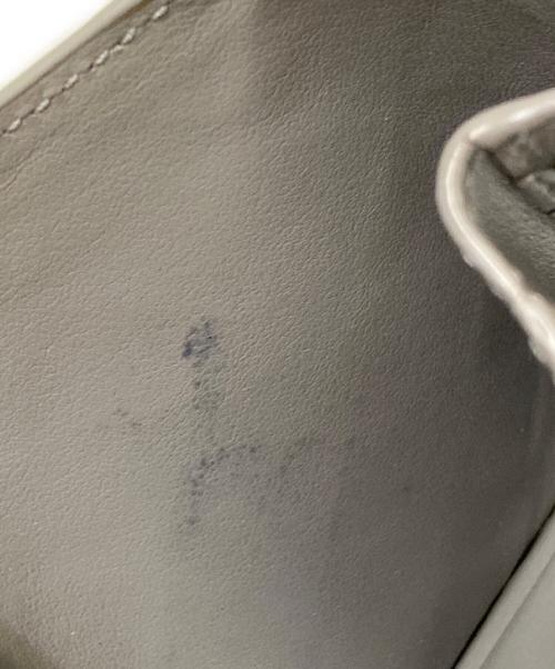 BOTTEGA VENETA（ボッテガベネタ）BOTTEGA VENETA (ボッテガベネタ) イントレチャート 3つ折り財布 グレー サイズ:下記参照の古着・服飾アイテム