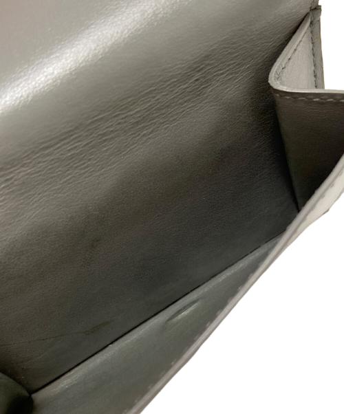 BOTTEGA VENETA（ボッテガベネタ）BOTTEGA VENETA (ボッテガベネタ) イントレチャート 3つ折り財布 グレー サイズ:下記参照の古着・服飾アイテム