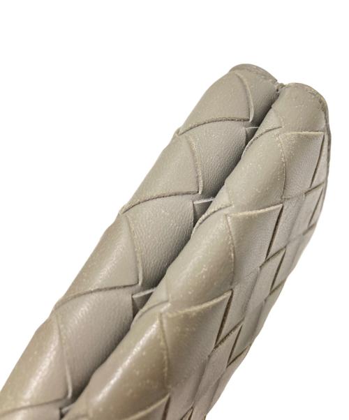 BOTTEGA VENETA（ボッテガベネタ）BOTTEGA VENETA (ボッテガベネタ) イントレチャート 3つ折り財布 グレー サイズ:下記参照の古着・服飾アイテム