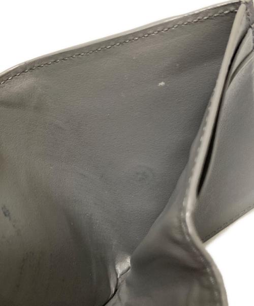 BOTTEGA VENETA（ボッテガベネタ）BOTTEGA VENETA (ボッテガベネタ) イントレチャート 3つ折り財布 グレー サイズ:下記参照の古着・服飾アイテム
