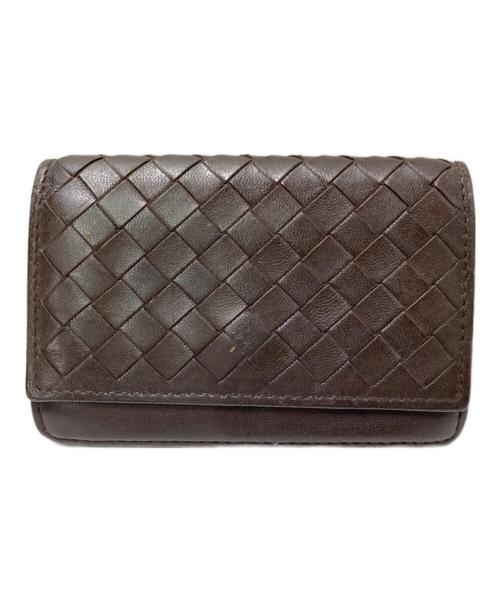 BOTTEGA VENETA（ボッテガベネタ）BOTTEGA VENETA (ボッテガベネタ) カードケース ブラウン サイズ:下記参照の古着・服飾アイテム