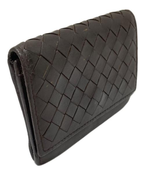 BOTTEGA VENETA（ボッテガベネタ）BOTTEGA VENETA (ボッテガベネタ) カードケース ブラウン サイズ:下記参照の古着・服飾アイテム