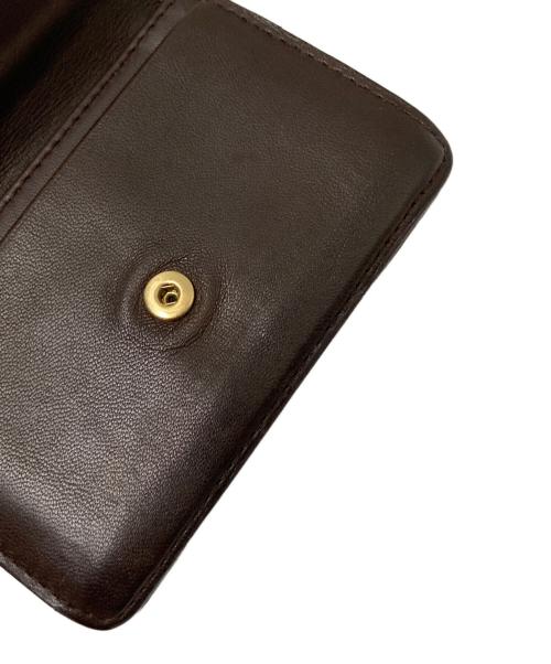 BOTTEGA VENETA（ボッテガベネタ）BOTTEGA VENETA (ボッテガベネタ) カードケース ブラウン サイズ:下記参照の古着・服飾アイテム
