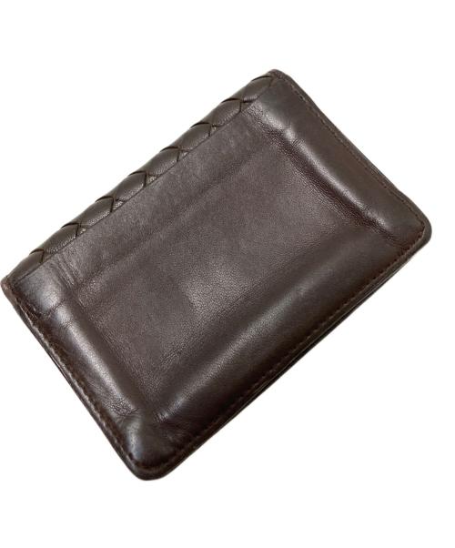 BOTTEGA VENETA（ボッテガベネタ）BOTTEGA VENETA (ボッテガベネタ) カードケース ブラウン サイズ:下記参照の古着・服飾アイテム