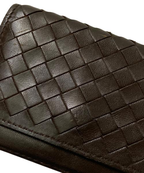 BOTTEGA VENETA（ボッテガベネタ）BOTTEGA VENETA (ボッテガベネタ) カードケース ブラウン サイズ:下記参照の古着・服飾アイテム