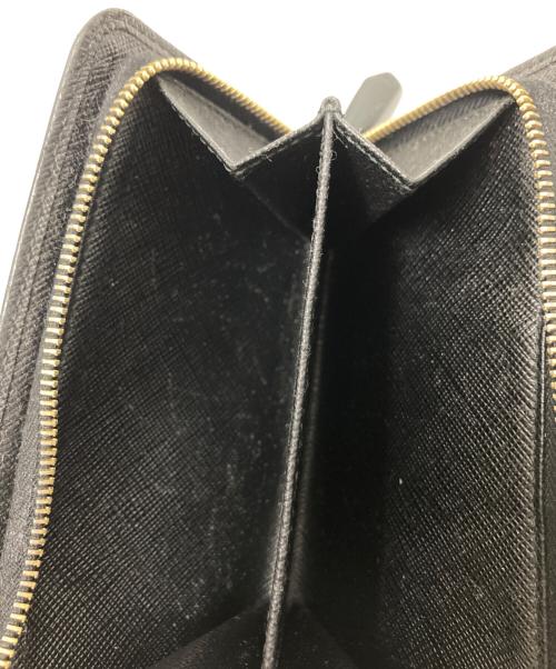 PRADA（プラダ）PRADA (プラダ) サフィアーノレザー2つ折り財布 ブラック サイズ:下記参照の古着・服飾アイテム