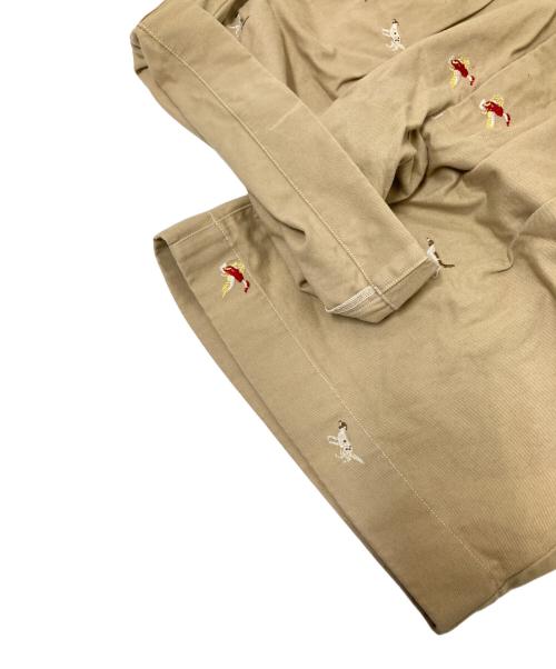 L.L.Bean（エルエルビーン）L.L.Bean (エルエルビーン) エンブロイダリーショーツ ベージュ サイズ:XSの古着・服飾アイテム