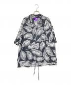 THE NORTHFACE PURPLELABELザ・ノースフェイス パープルレーベル）の古着「PAフィールドシャツ」｜ホワイト×ブラック