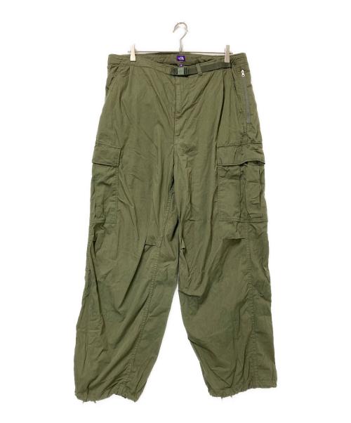 THE NORTHFACE PURPLELABEL（ザ・ノースフェイス パープルレーベル）THE NORTHFACE PURPLELABEL (ザ・ノースフェイス パープルレーベル) Ripstop Field Cargo Pants グリーン サイズ:36の古着・服飾アイテム