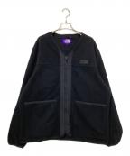 THE NORTHFACE PURPLELABELザ・ノースフェイス パープルレーベル）の古着「PLAS フリース フィールドカーディガン」｜ブラック