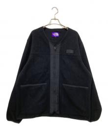 THE NORTHFACE PURPLELABEL（ザ・ノースフェイス パープルレーベル）の古着「PLAS フリース フィールドカーディガン」｜ブラック