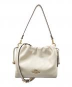 COACHコーチ）の古着「フェイ ドローストリング バッグ」｜アイボリー