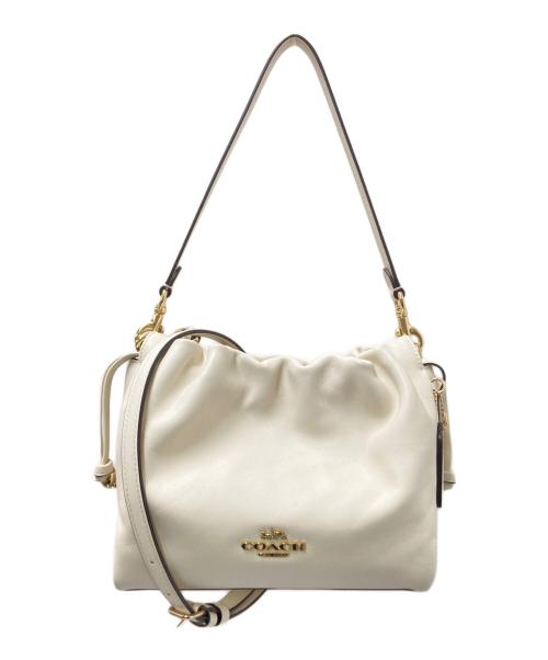 COACH（コーチ）COACH (コーチ) フェイ ドローストリング バッグ アイボリー サイズ:下記参照の古着・服飾アイテム