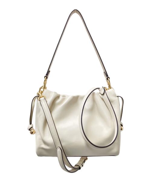 COACH（コーチ）COACH (コーチ) フェイ ドローストリング バッグ アイボリー サイズ:下記参照の古着・服飾アイテム