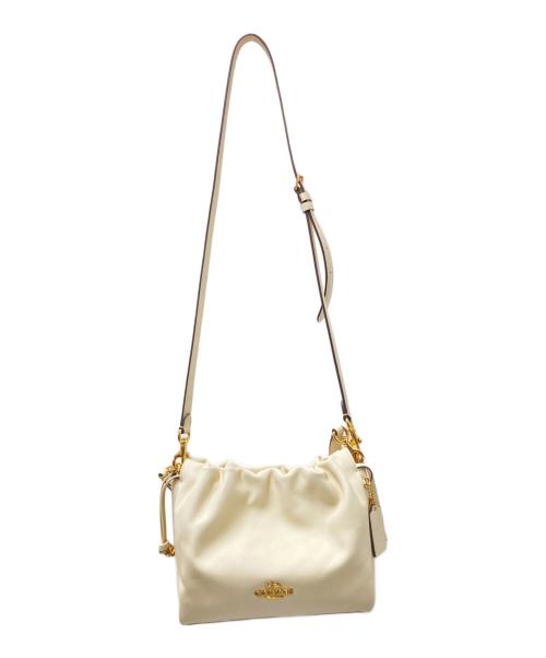 COACH（コーチ）COACH (コーチ) フェイ ドローストリング バッグ アイボリー サイズ:下記参照の古着・服飾アイテム