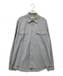LEVI'S STA-PREST（リーバイス ステイプレスト）の古着「ワークシャツ」｜グレー
