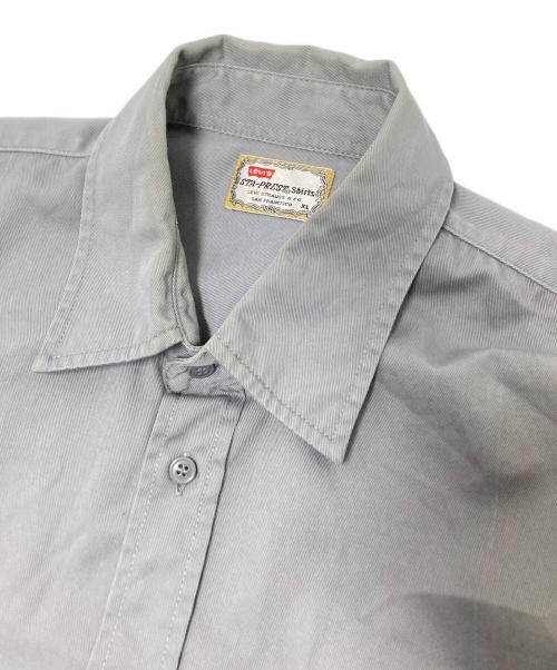 LEVI'S STA-PREST（リーバイス ステイプレスト）LEVI'S STA-PREST (リーバイス ステイプレスト) ワークシャツ グレー サイズ:XLの古着・服飾アイテム