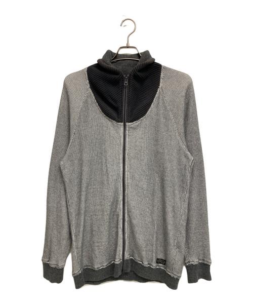 DIESEL（ディーゼル）DIESEL (ディーゼル) ジップアップジャケット ホワイト×グレー サイズ: Lの古着・服飾アイテム