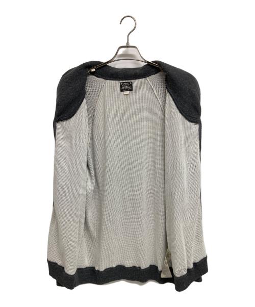 DIESEL（ディーゼル）DIESEL (ディーゼル) ジップアップジャケット ホワイト×グレー サイズ: Lの古着・服飾アイテム