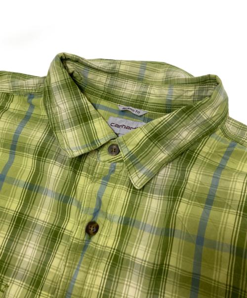 CarHartt（カーハート）CarHartt (カーハート) チェックシャツ グリーン サイズ:2XLの古着・服飾アイテム