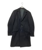 ATTACHMENT×STUDIOUSアタッチメント×ステュディオス）の古着「チェスターコート」｜ブラック